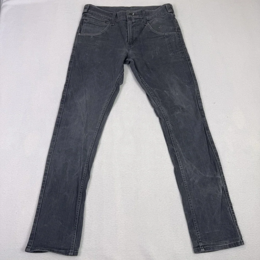 Levi's‎ 511 Slim Jeans Mens 32x31 Gray Stretch Denim Side Cinched Waist